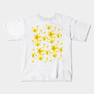 Forsythia blossoms Kids T-Shirt